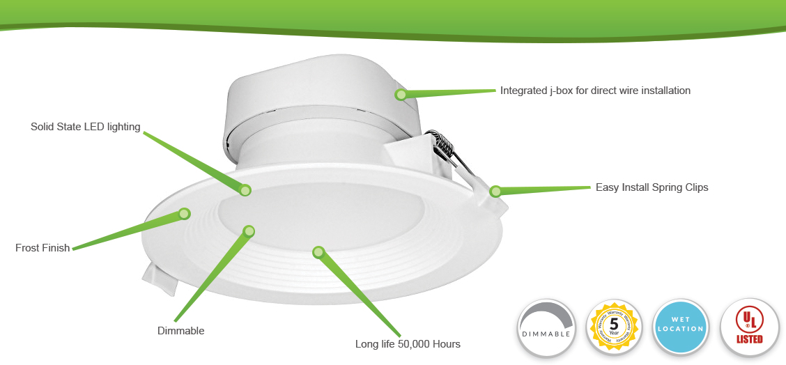 LED Direct Wire Downlights