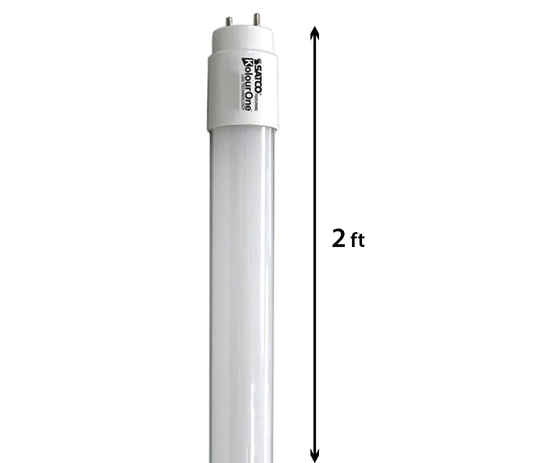 2 Foot LED T8 Bulbs - 9 Watt