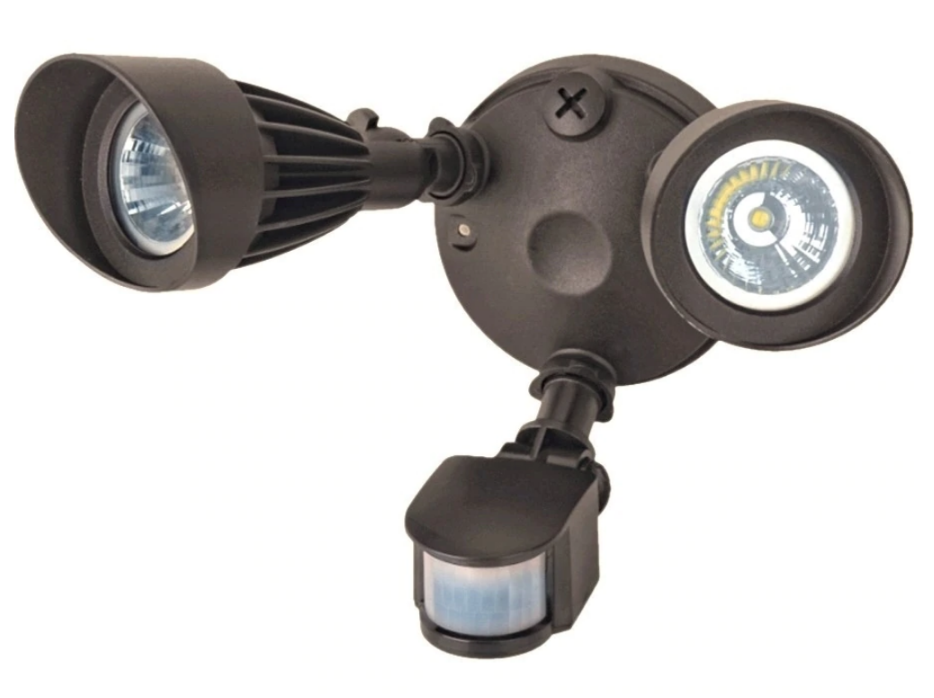 Bronze Security Lights with Sensor – Two Heads